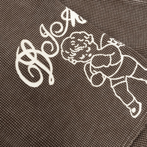 Dime Fighter Waffle Short - Brown Washed - Streetart.fr