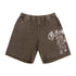 Dime Fighter Waffle Short - Brown Washed - Streetart.fr