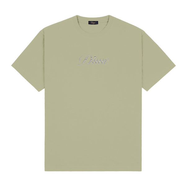 Dime Icy Cursive T - Shirt - Warm Khaki - Streetart.fr
