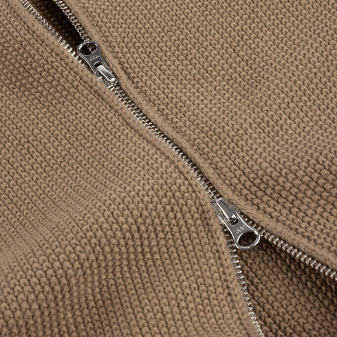Dime Knitted Pique Sweater - Camel - Streetart.fr