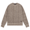 Dime Mohair Wave Knit Sweatshirt - Camel - Streetart.fr