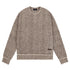 Dime Mohair Wave Knit Sweatshirt - Camel - Streetart.fr
