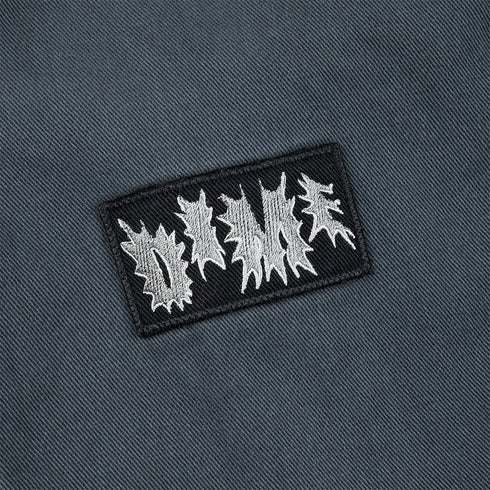 Dime Panel Denim Hooded Bomber Jacket - Charcoal - Streetart.fr