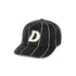 Dime Pinstriped Worker Cap Casquette - Black - Streetart.fr