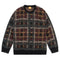 Dime Plaid Mohair Knit Sweatshirt - Black - Streetart.fr