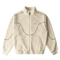 Dime Polar Fleece Sherpa Zip Jacket - Cream - Streetart.fr