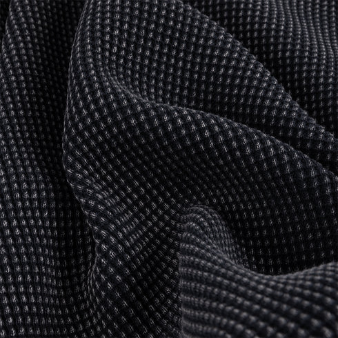 Dime Premium Waffle Zip Hoodie Sweat A Capuche - Faded Black - Streetart.fr