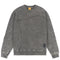 Dime Reverse Stich Crewneck Sweatshirt - Charcoal Washed - Streetart.fr