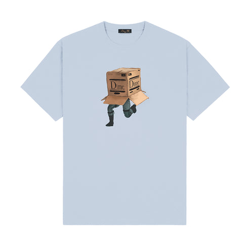 Dime Solid T-Shirt - Blue Fog - Streetart.fr