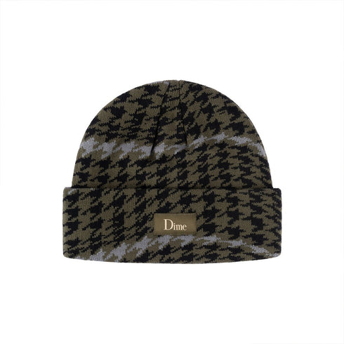 Dime Wavetooth Cuff Beanie Bonnet - Army Green - Streetart.fr