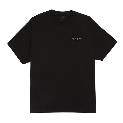Obey Flores Robus T-Shirt - Black