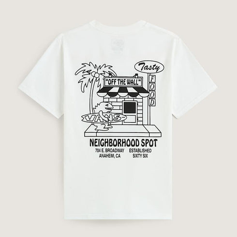 Vans Food Spot Ss T-Shirt - White