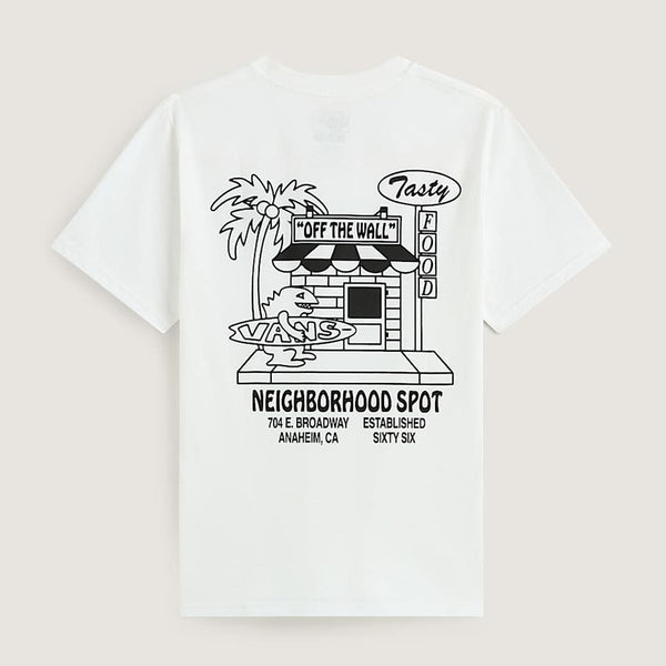 Vans Food Spot Ss T-Shirt - White