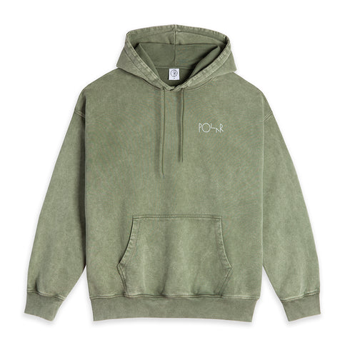 Polar Fade Frank Hoodie - Army Green
