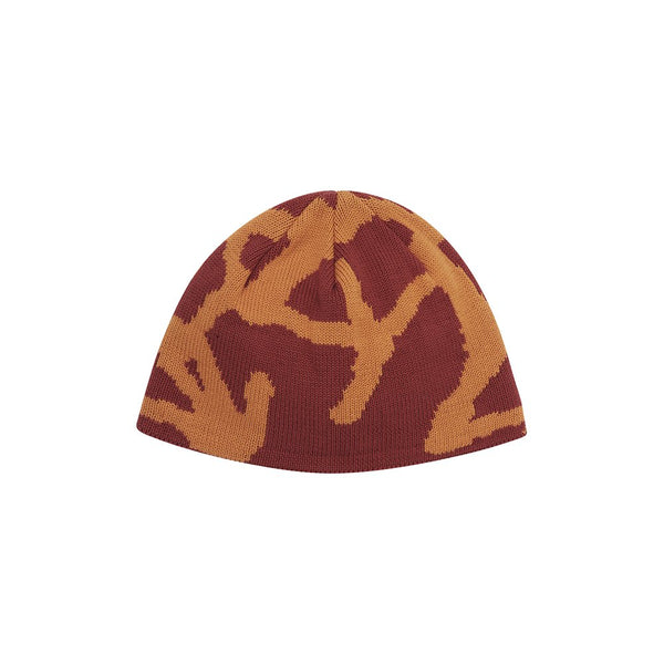 Gramicci Burly Runningman Beanie Bonnet - Burnt Orange - Streetart.fr