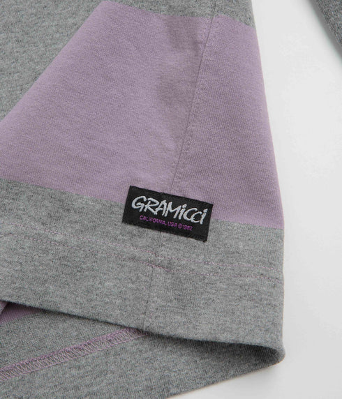 Gramicci Langdon Rugby Shirt - Heather / Purple - Streetart.fr