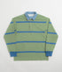 Gramicci Langdon Rugby Shirt - Olive / Blue - Streetart.fr