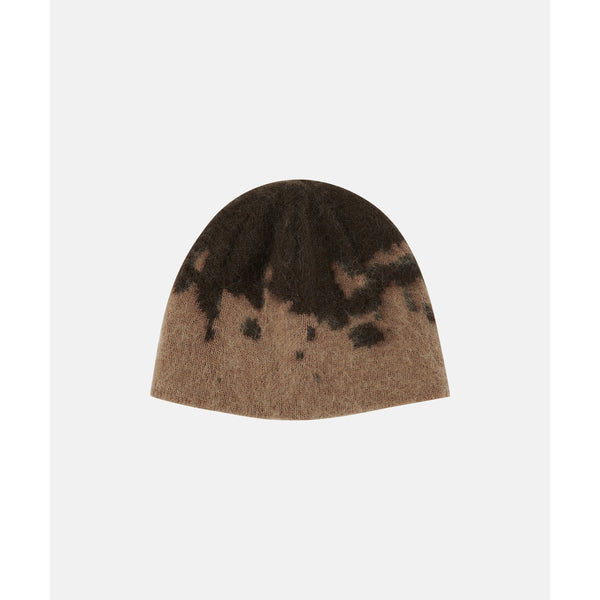 Gramicci Mohair Splatter Beanie - Taupe Splatter - Streetart.fr