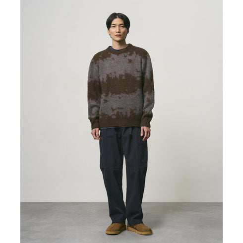 Gramicci Mohair Splatter Sweater - Slate Splatter - Streetart.fr
