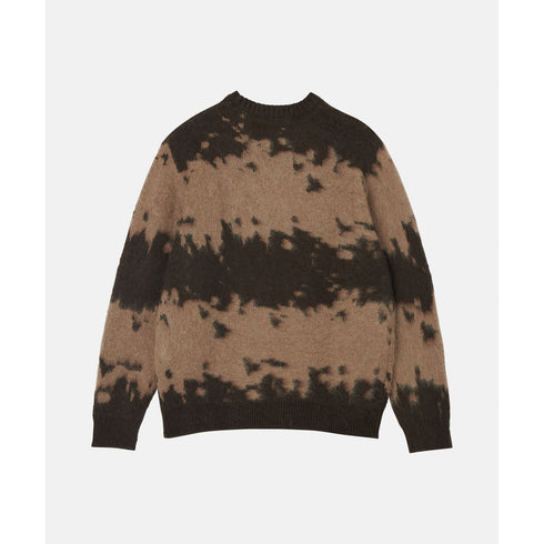 Gramicci Mohair Splatter Sweater - Taupe Splatter - Streetart.fr