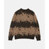 Gramicci Mohair Splatter Sweater - Taupe Splatter - Streetart.fr