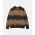 Gramicci Mohair Splatter Sweater - Taupe Splatter - Streetart.fr