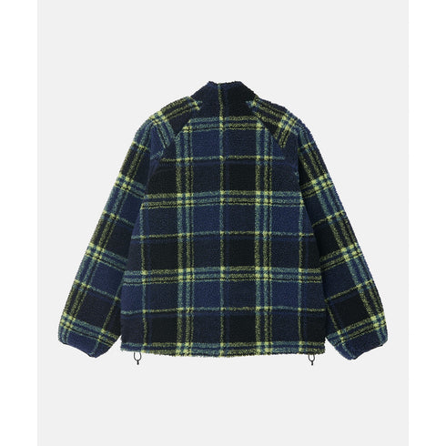 Gramicci Reversible Sherpa Plaid Jacket - Plaid / Black - Streetart.fr