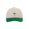 Helas Classic Two-Tone Cap - Beige / Green - Streetart.fr