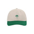 Helas Classic Two-Tone Cap - Beige / Green - Streetart.fr