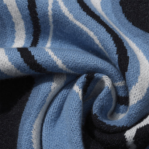 Helas Coogle Crewneck Knit Sweatshirt - Multico - Streetart.fr