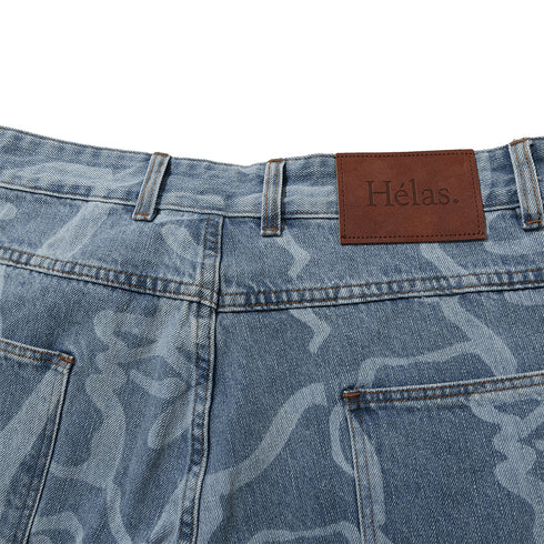 Helas Dieux Grecs Jeans Pants - Light Blue - Streetart.fr