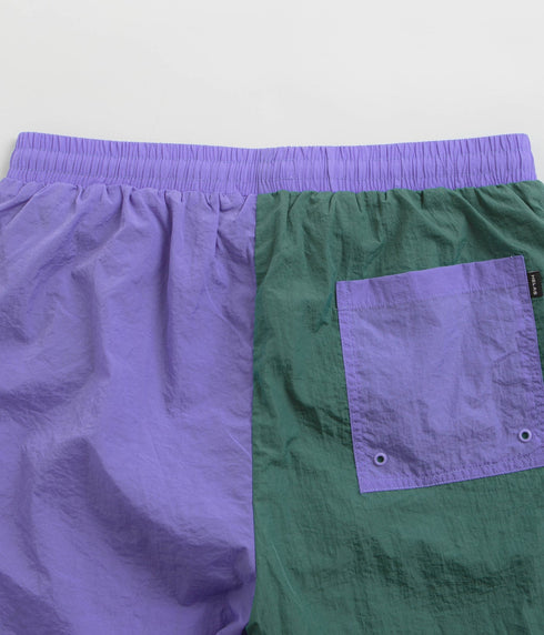 Helas Negative Swim Short - Purple / Green - Streetart.fr