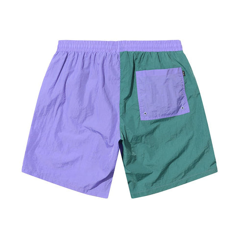 Helas Negative Swim Short - Purple / Green - Streetart.fr