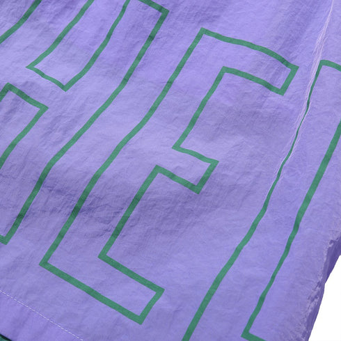 Helas Negative Swim Short - Purple / Green - Streetart.fr