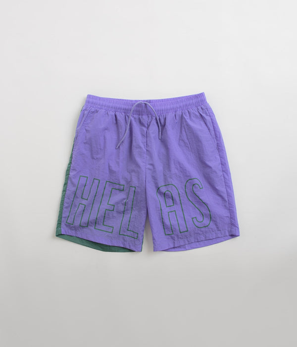 Helas Negative Swim Short - Purple / Green - Streetart.fr