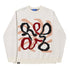 Helas Spirit Knit Crewneck Sweatshirt - Off White - Streetart.fr