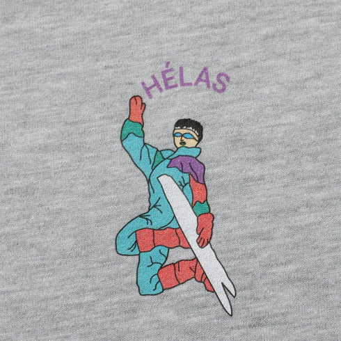 Helas Splash T-Shirt - Heather Grey - Streetart.fr