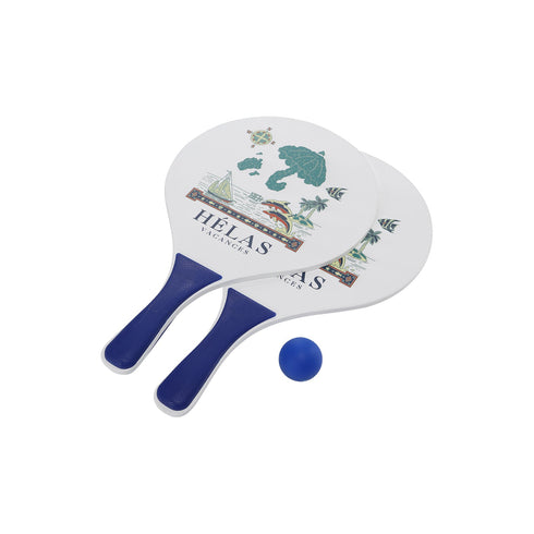 Helas Vacances Racket - White - Streetart.fr