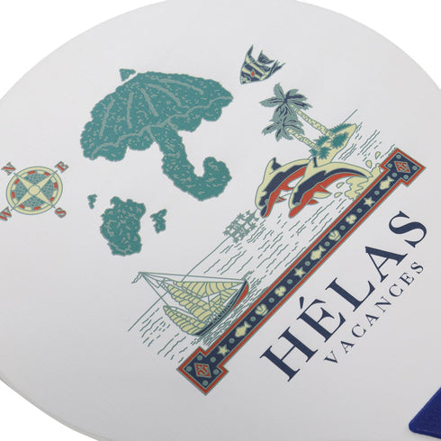 Helas Vacances Racket - White - Streetart.fr