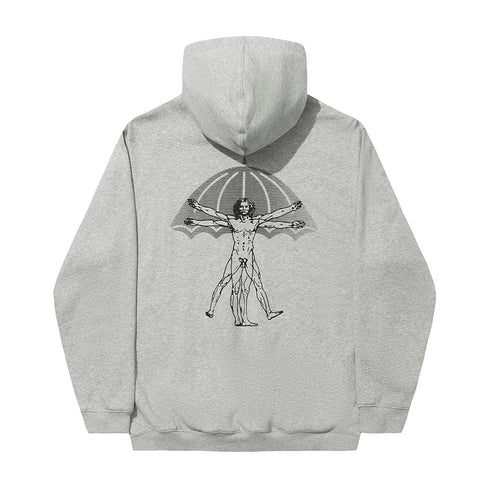 Helas Vitruve Hoodie Sweat A Capuche - Heather Grey - Streetart.fr