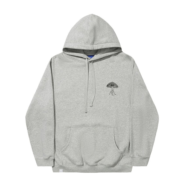 Helas Vitruve Hoodie Sweat A Capuche - Heather Grey - Streetart.fr