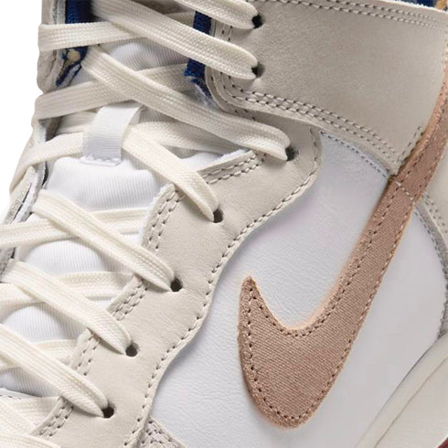 Nike Sb Dunk High Pro Qs Beyond - White / Ivory / Sand Dune