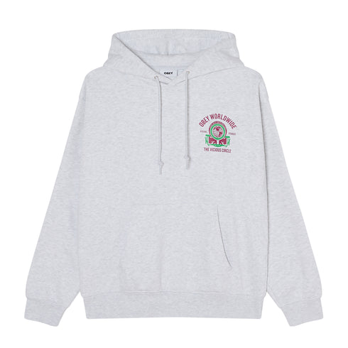 Obey Vicious Circle Hood - Heather Grey