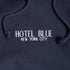Hotel Blue Logo Embroidered Sweat A Capuche - Navy - Streetart.fr