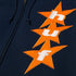 Huf All Star Sweat A Capuche Zip - Navy - Streetart.fr
