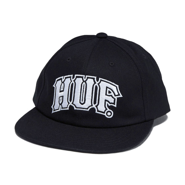 Huf Cap Classic Arch Snapback - Black / White — casquette