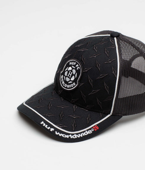 Huf Cap Fantasie Trucker - Black - Streetart.fr