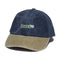 Huf Cap Two Tone 89 Washed 6 Panel Hat - Navy - Streetart.fr