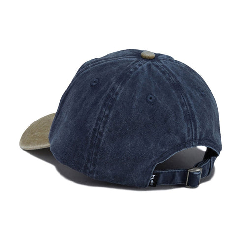 Huf Cap Two Tone 89 Washed 6 Panel Hat - Navy - Streetart.fr