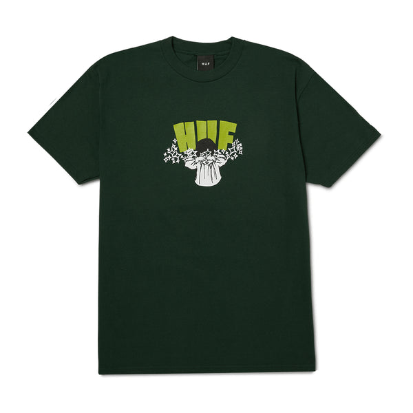 Huf Dazed T-Shirt - Forest Green - Streetart.fr